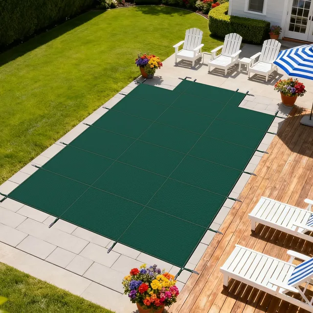 Inground Pool 16' 32' green