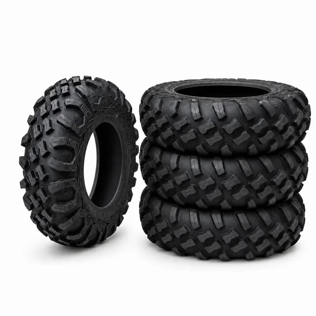 Radial Tire 4 pack 4"