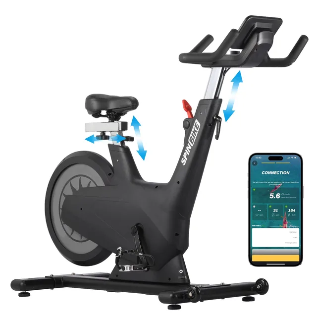 Exercise Bike led black 5.1 in