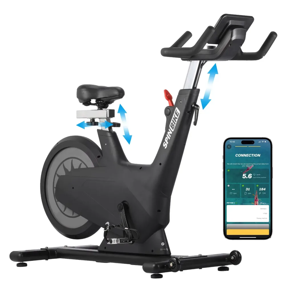 Exercise Bike led black 5.1 in