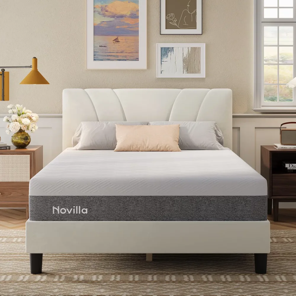 Mattress 12 inch adjustable white