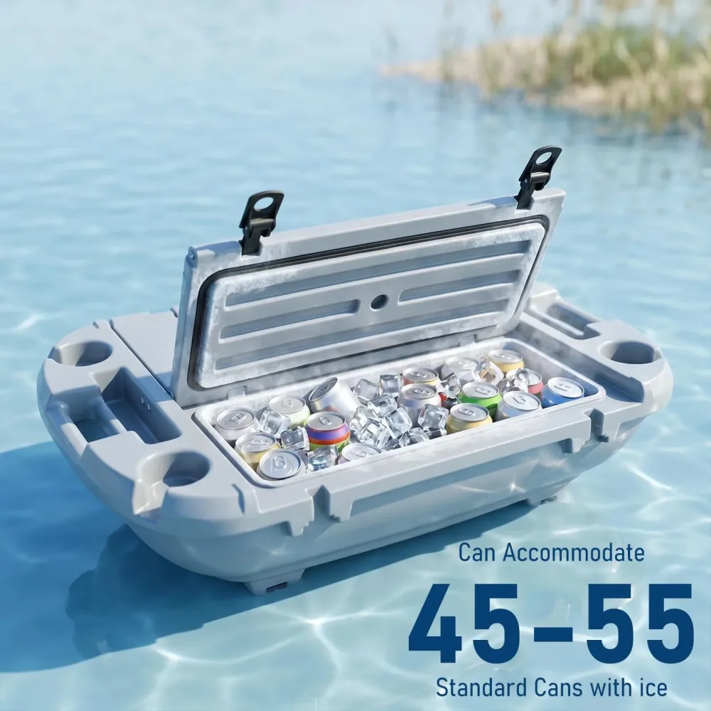 Cooler gray waterproof insulated