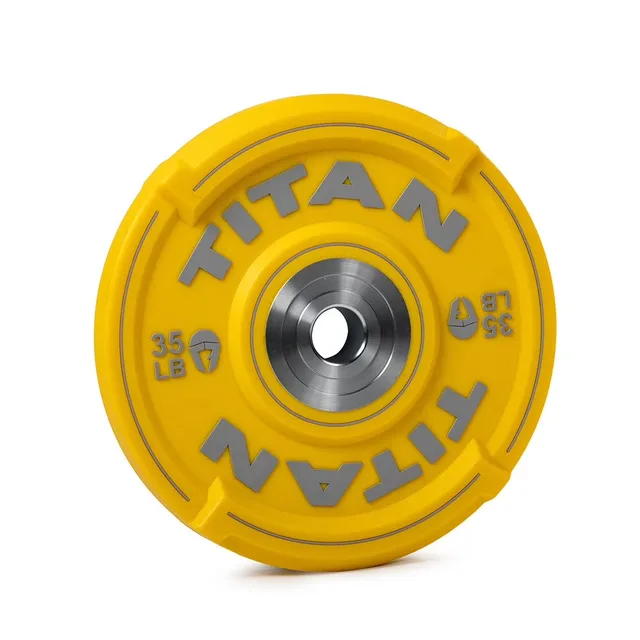 Weightlifting Strength 35 lb yellow locking