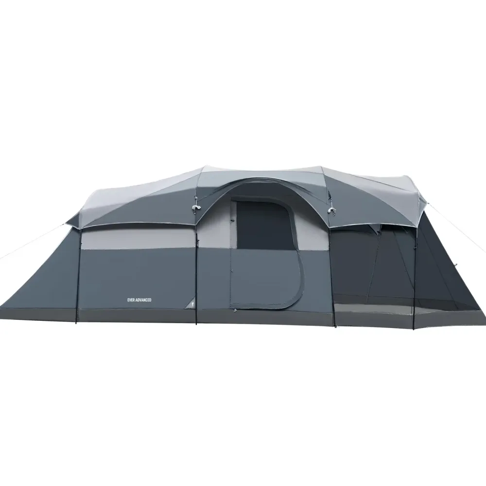 Family Camping 8 person portable gray