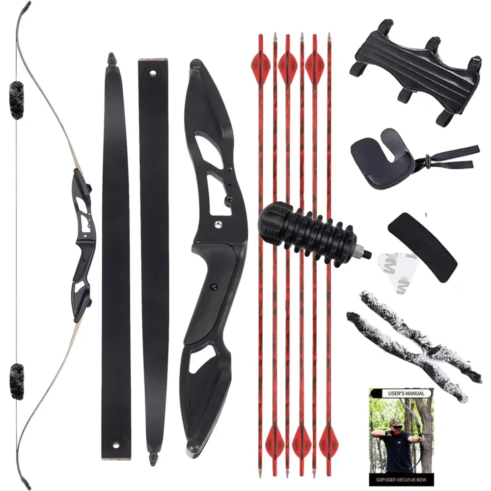 Recurve Bow 56 inch 30-50lbs 35lbs