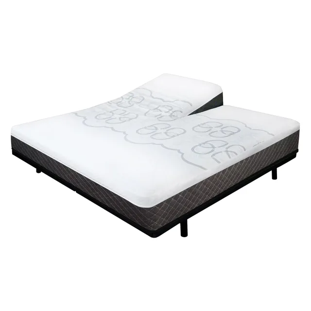 Air Bed 10" adjustable grey