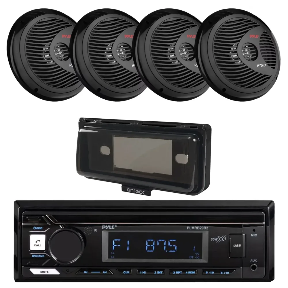 Stereo Receiver 8' 180 watt bluetooth