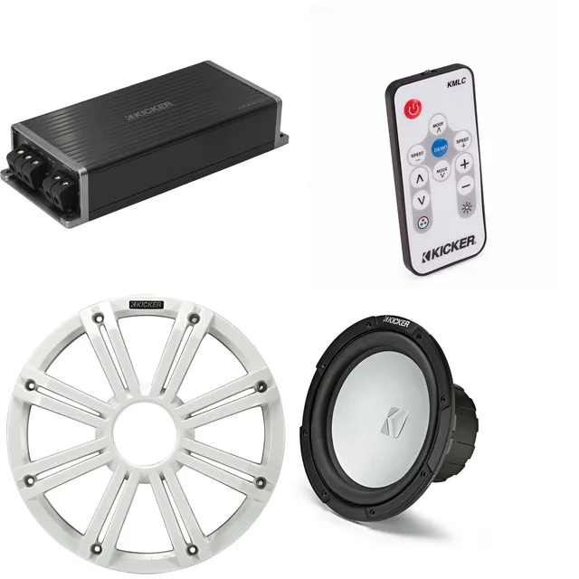 Subwoofer Audio 10" led white