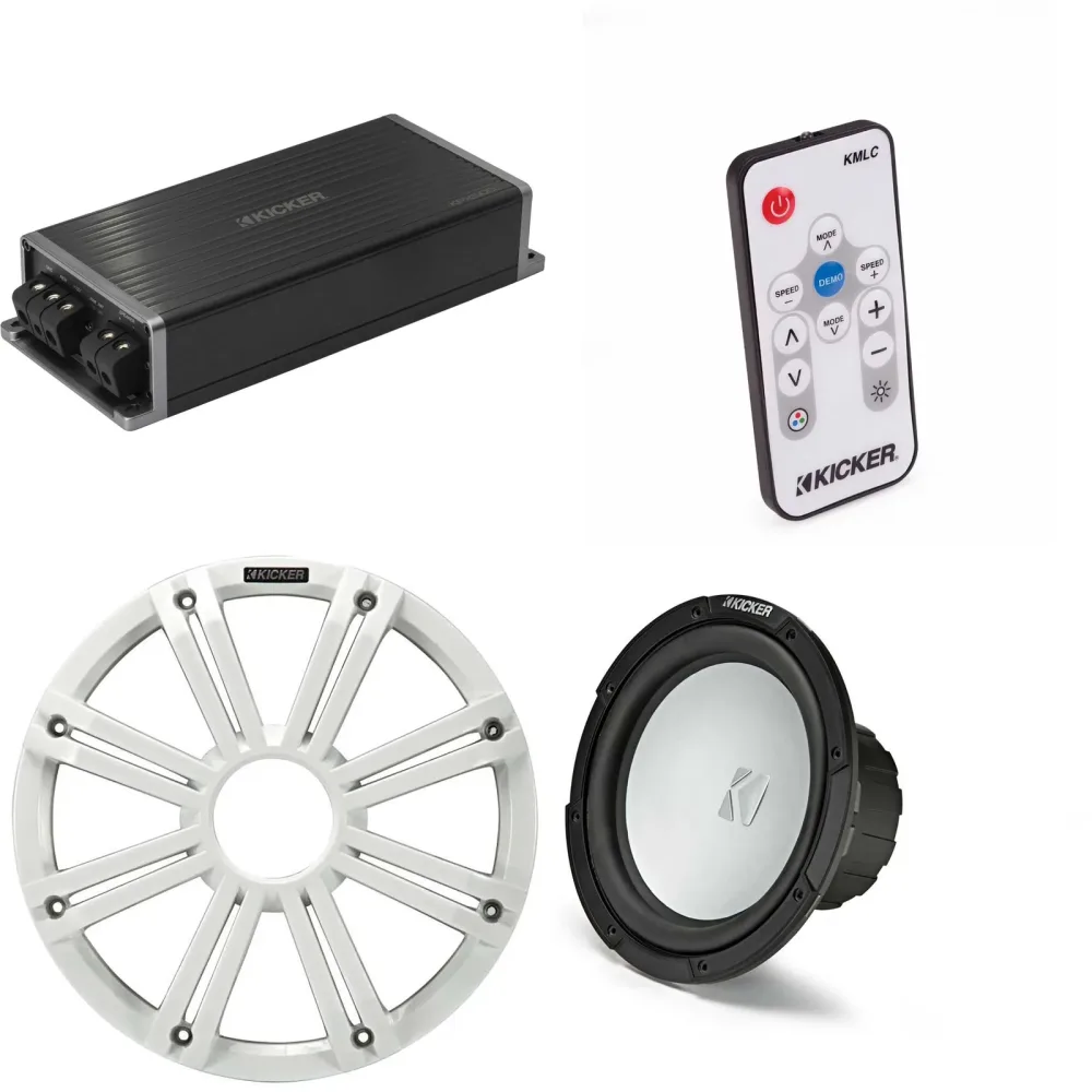 Subwoofer Audio 10" led white