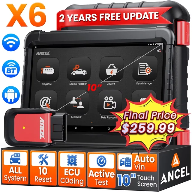 Diagnostic Tool bluetooth 10.1" 8-16v