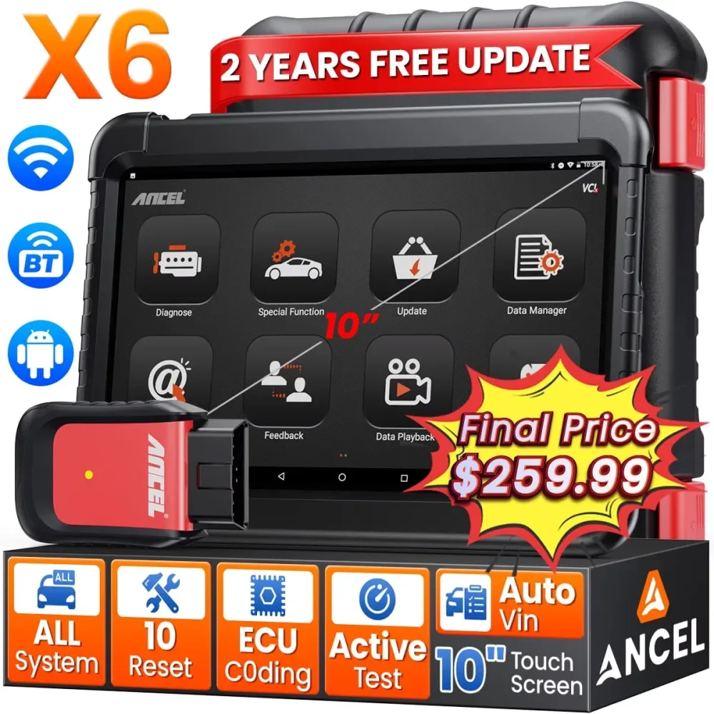 Diagnostic Tool bluetooth 10.1" 8-16v