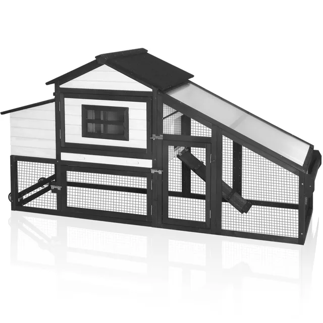 Chicken Coop weatherproof gray black