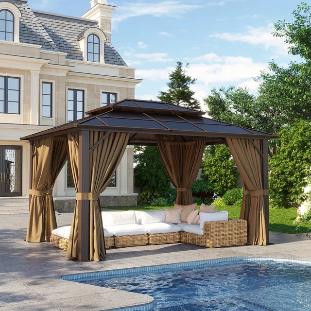 Patio 10' 12' brown