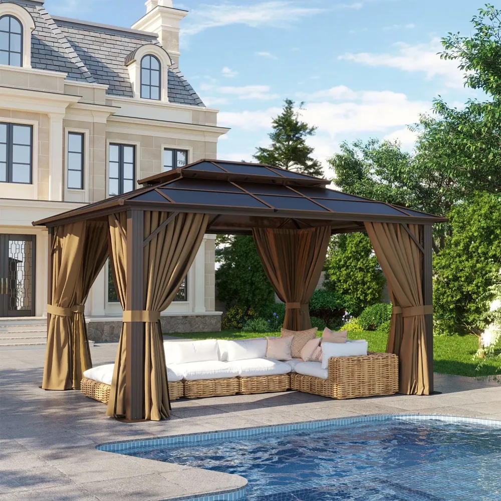 Patio 10' 12' brown