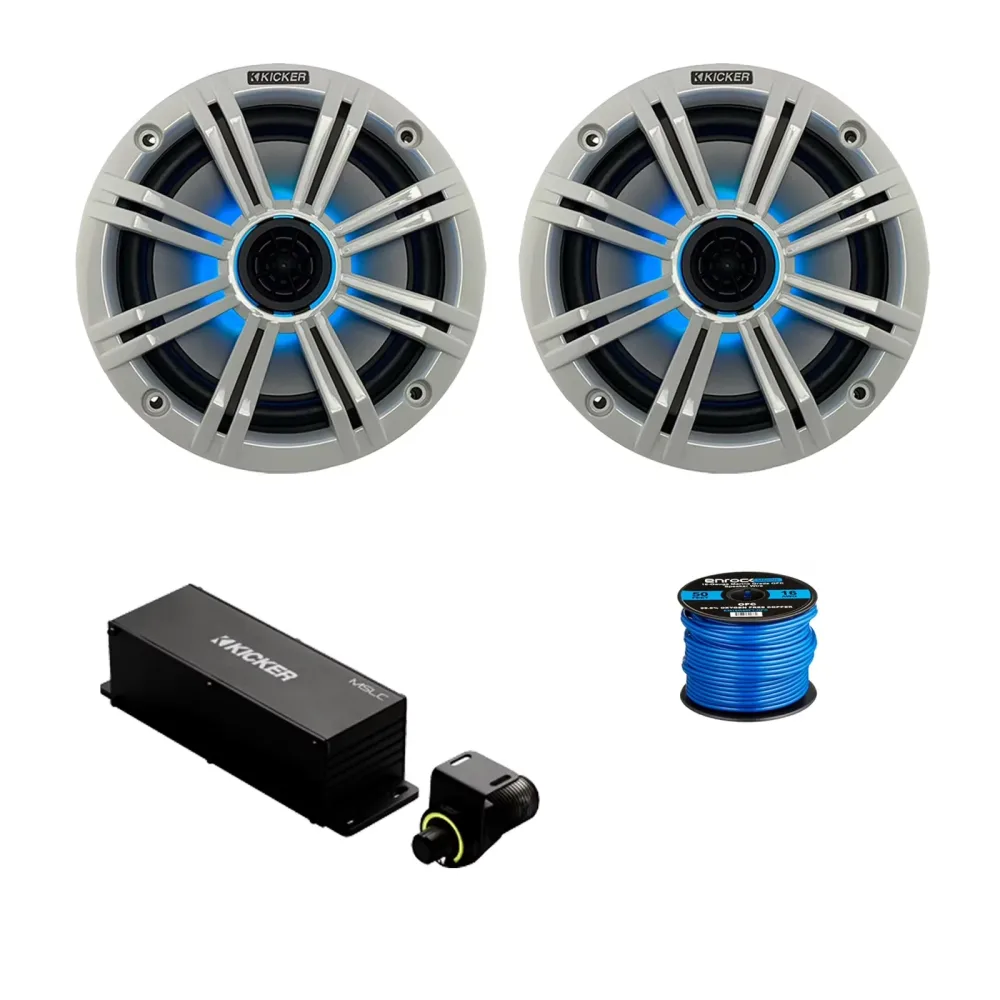 Audio Speakers 1 pair 6.5" 195 watt