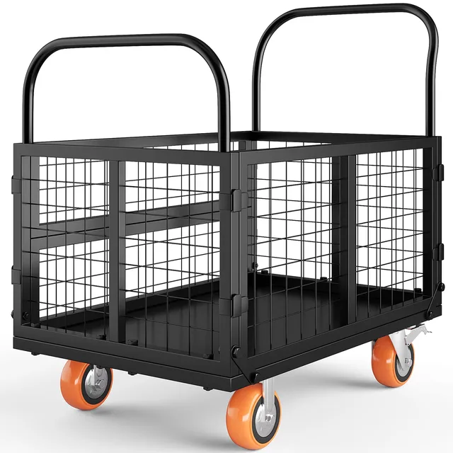 Platform Truck 1800lbs foldable black