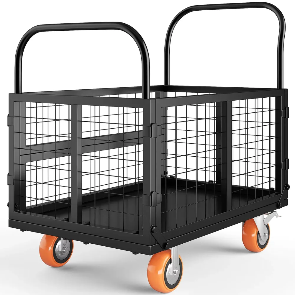 Platform Truck 1800lbs foldable black