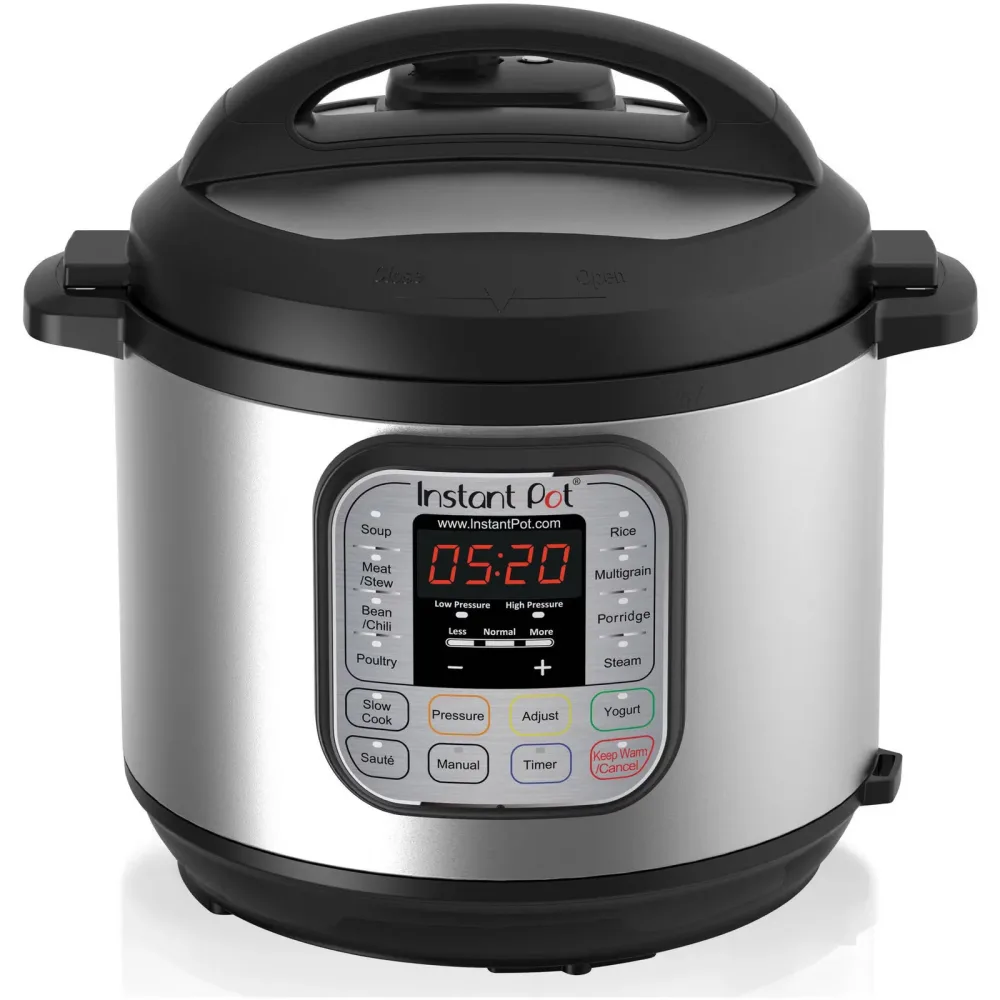 Instant Pot 6 quart adjustable silver