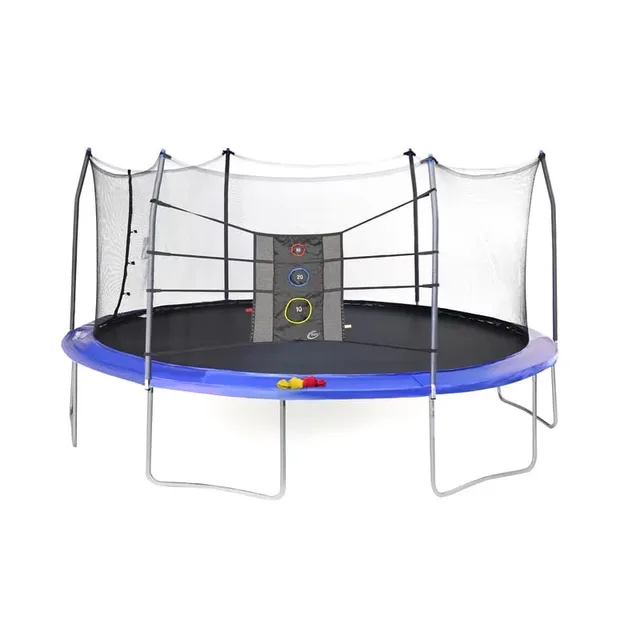 Backyard Trampoline 17' green blue