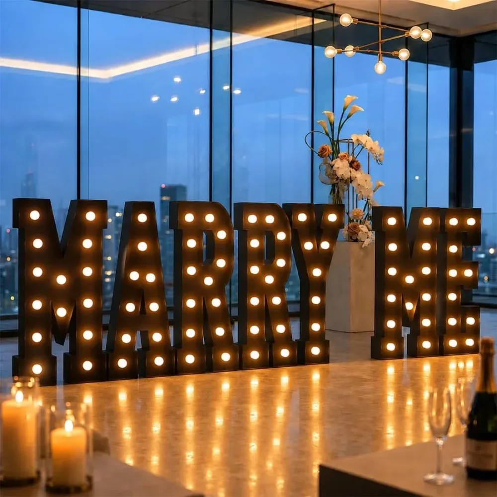 Home Decor 4ft led black