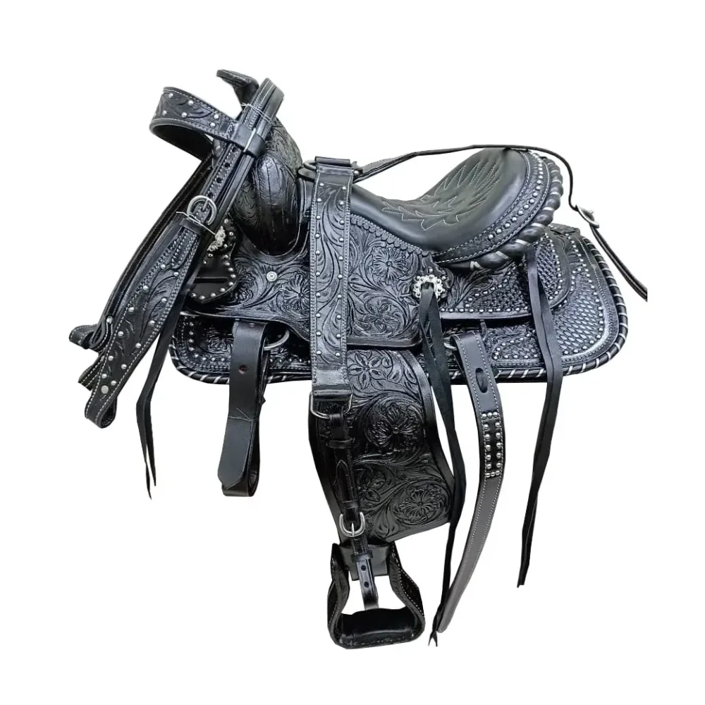 Horse Saddle 10" black