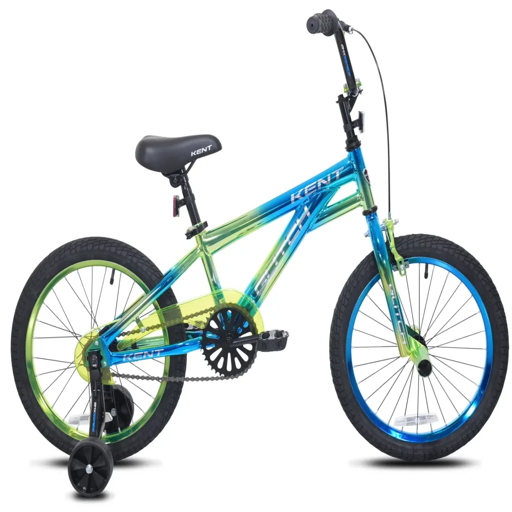 Wheel 18" blue green