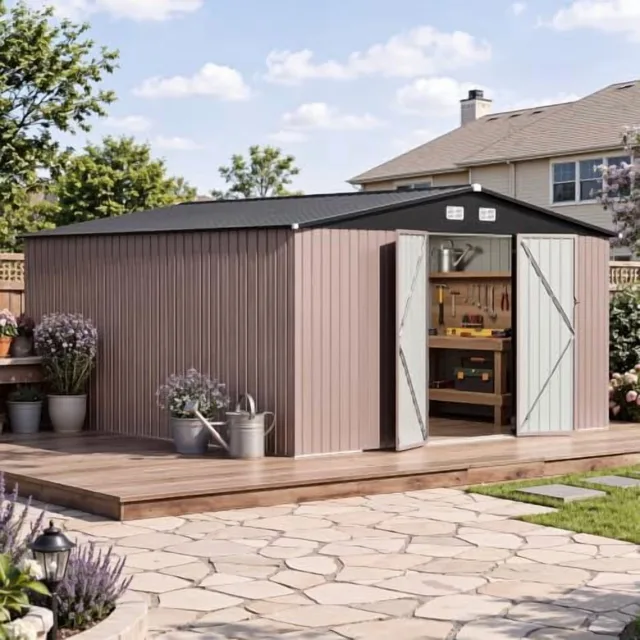 Storage Shed brown 200 lb