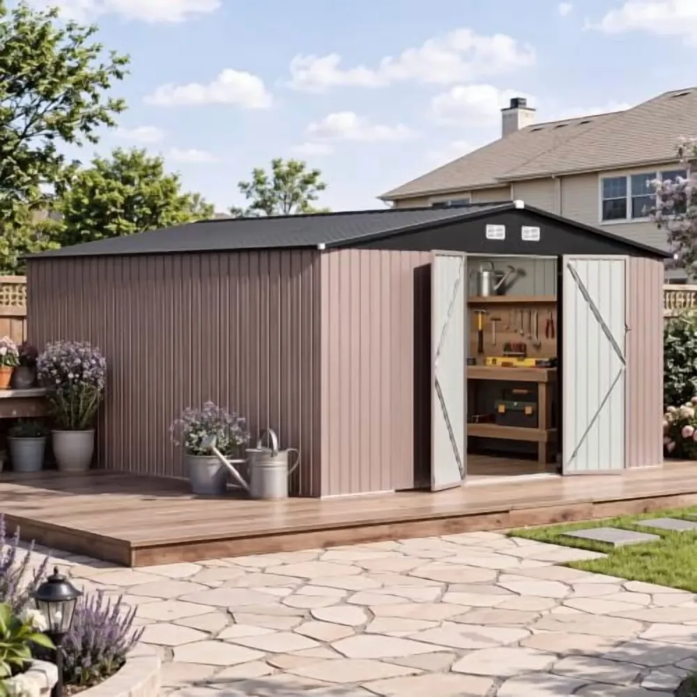 Storage Shed brown 200 lb
