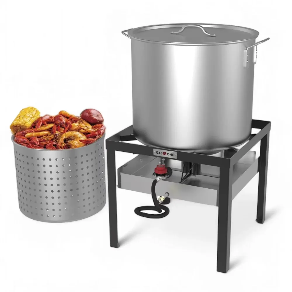 Pot 35lbs silver black