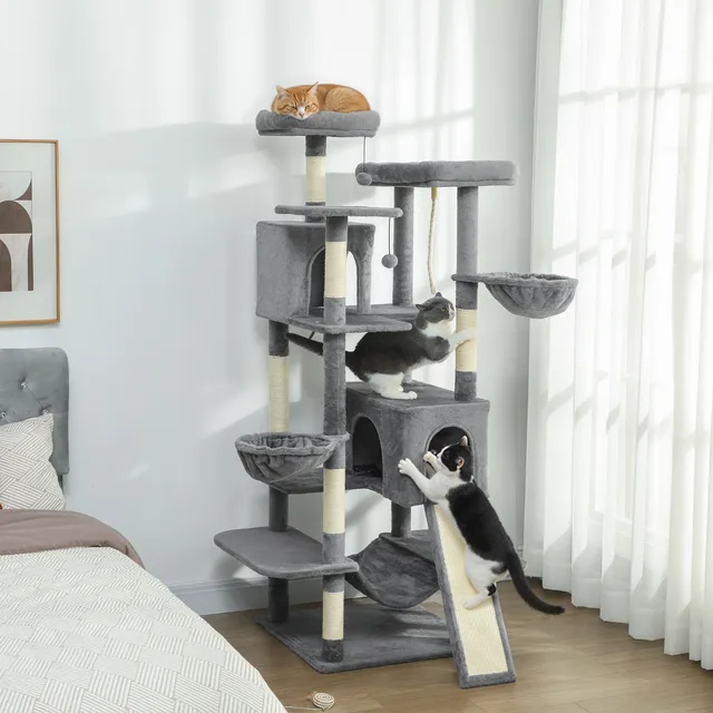 Furniture & Enrichment grey white 68.5"