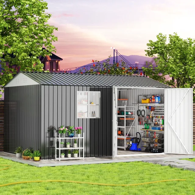 Garden Lawn 12' 8' gray