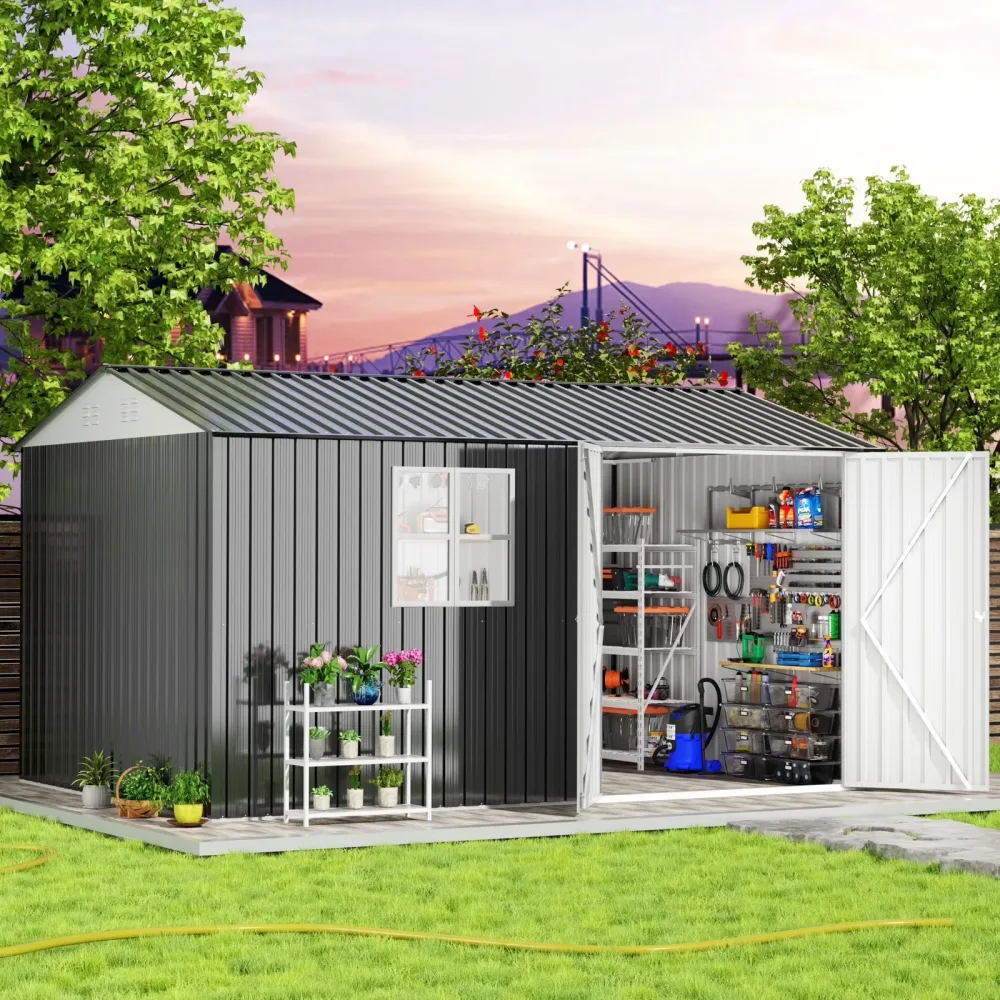 Garden Lawn 12' 8' gray