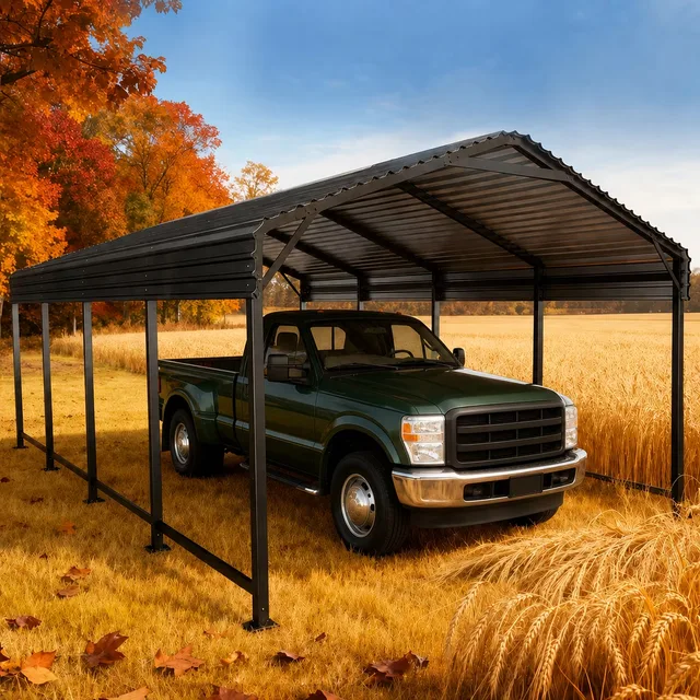 Carport 12' 20' heavy-duty