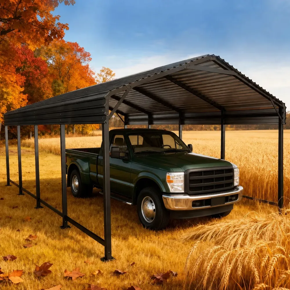 Carport 12' 20' heavy-duty