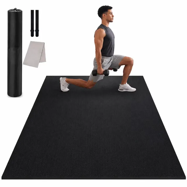 Exercise Mat 6' 4' black