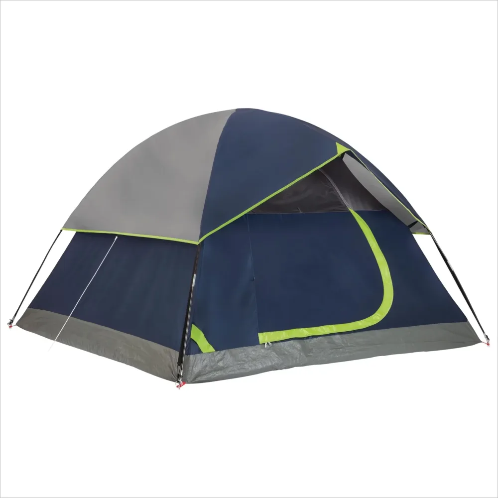 Dome Tent 3 person portable blue