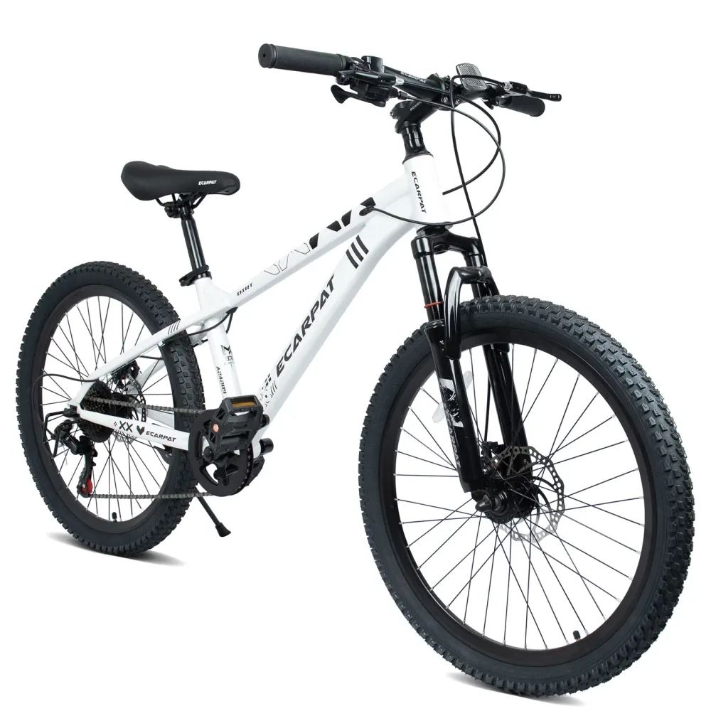 Mountain Bike 24 inch white 24"