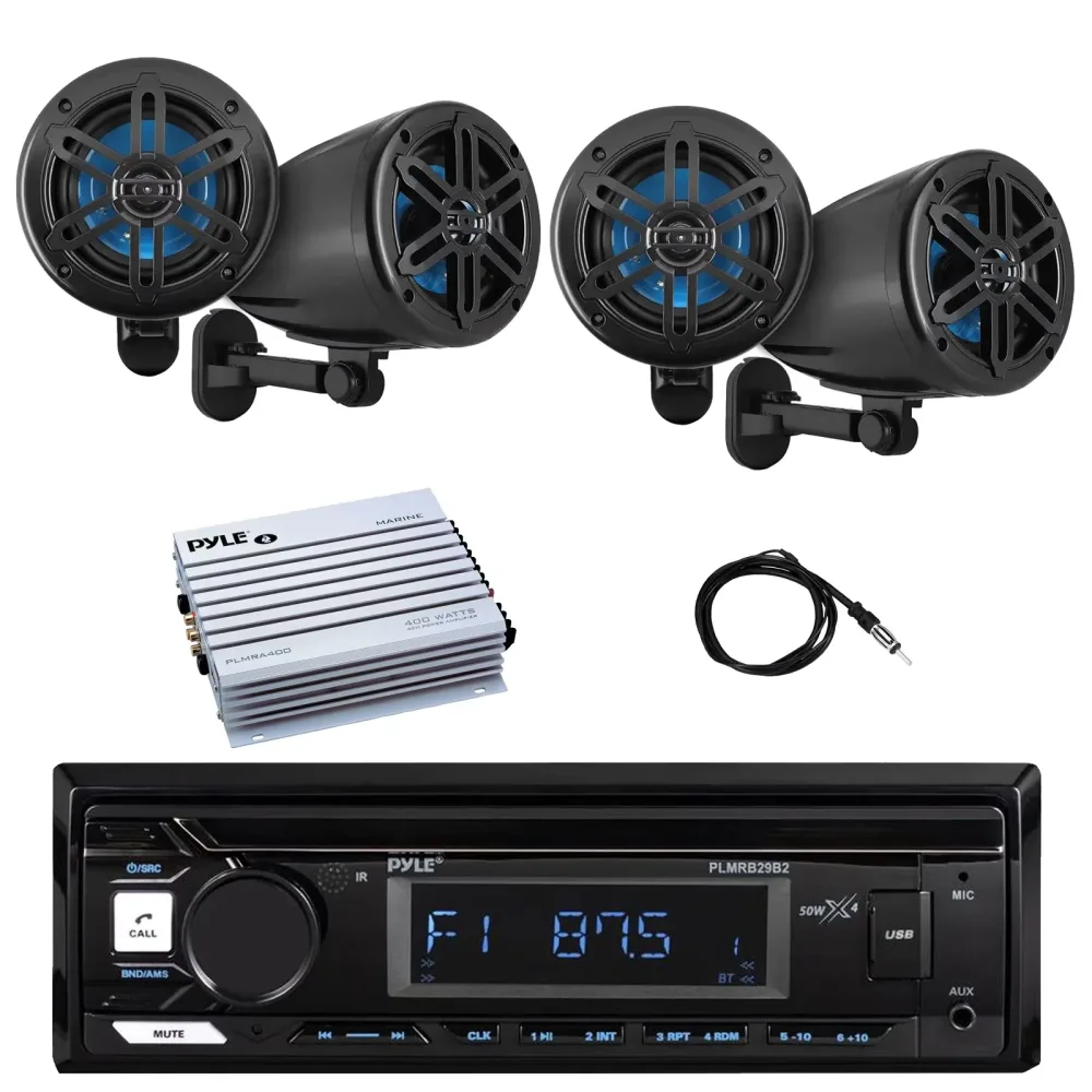 Player Stereo 180 watt bluetooth waterproof