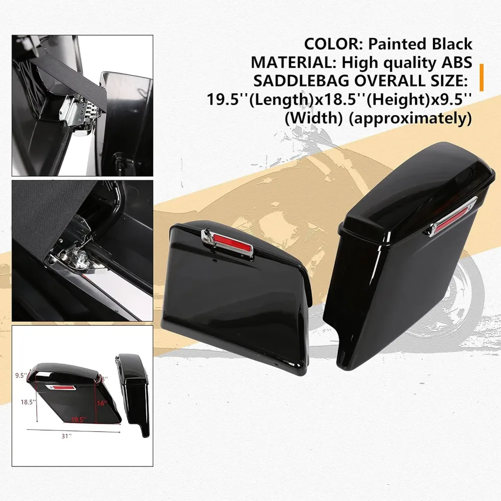 Motorcycle Luggage black