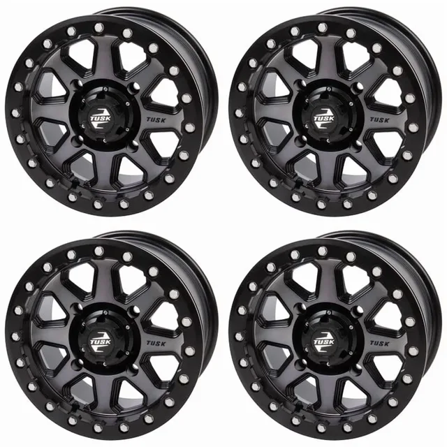 Beadlock Wheel 4 pack black 16"