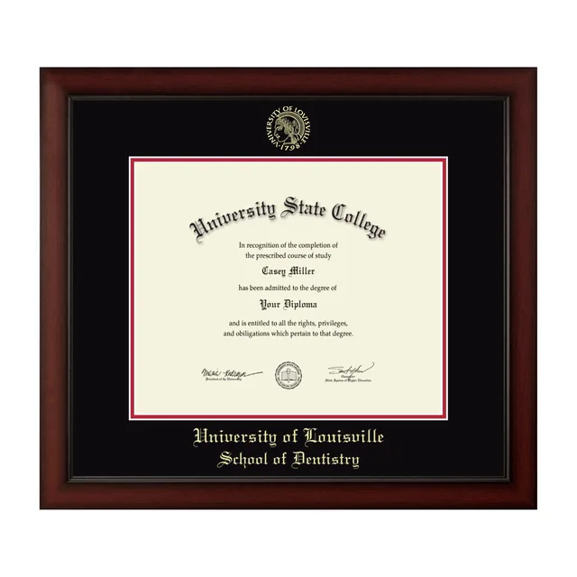 Diploma Frame black red 17w