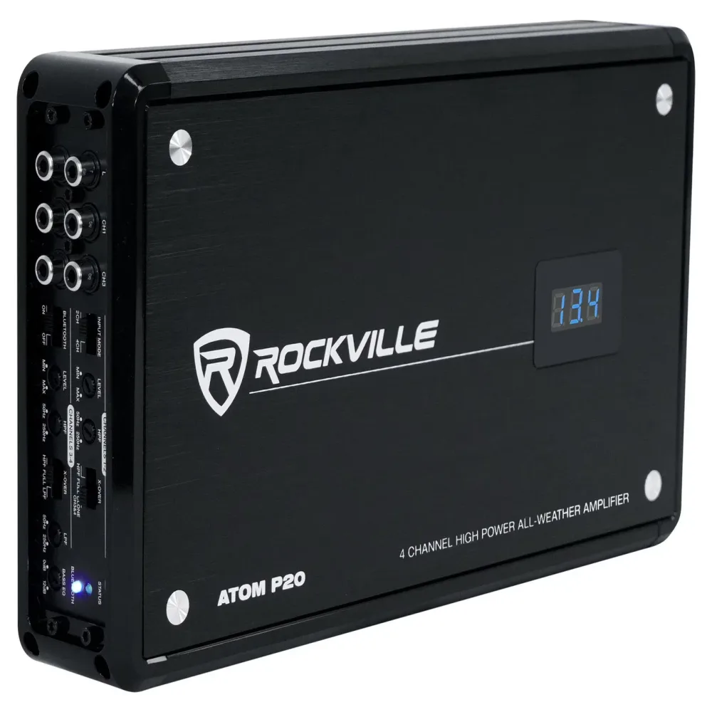 Bluetooth Amplifier 1600w 440w 4 channel