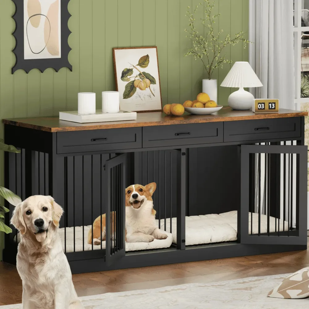 Dog Crate black