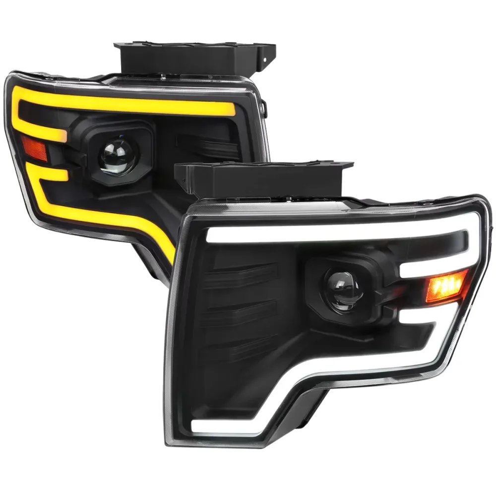 Projector Headlights led black waterproof