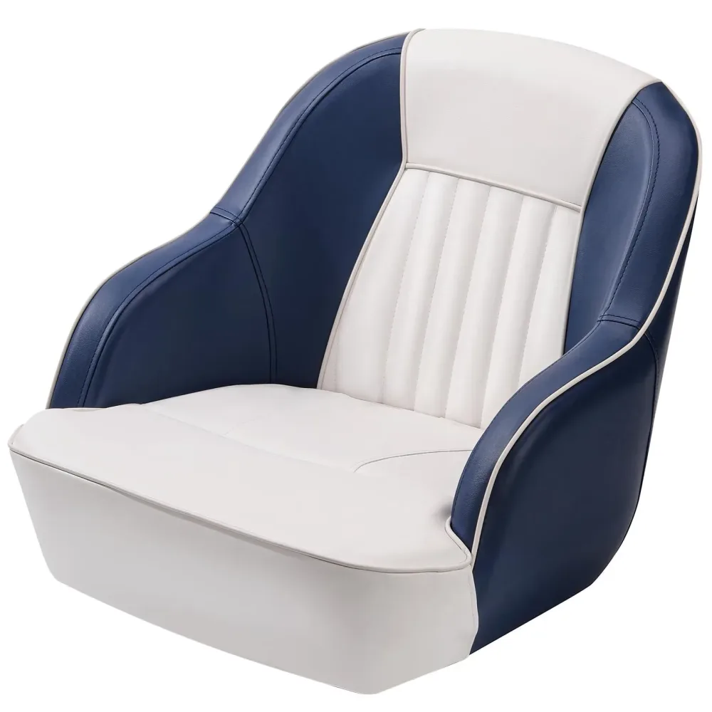 Pontoon Boat blue white 5"