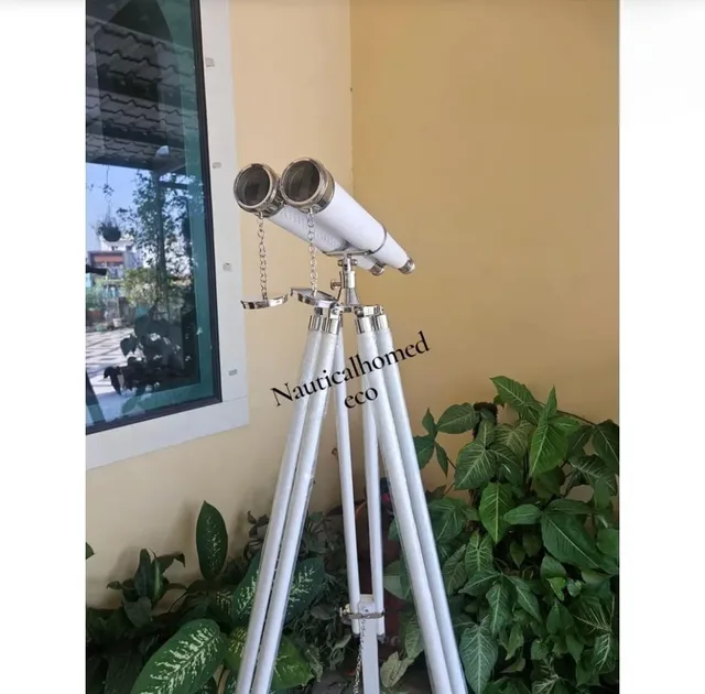 Binoculars adjustable white 36 inches