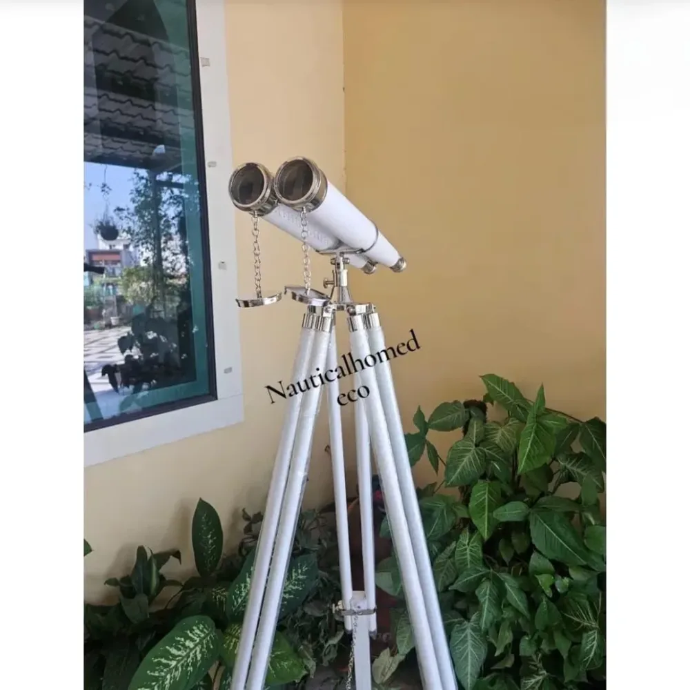 Binoculars adjustable white 36 inches