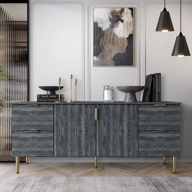 Cabinet white grey adjustable