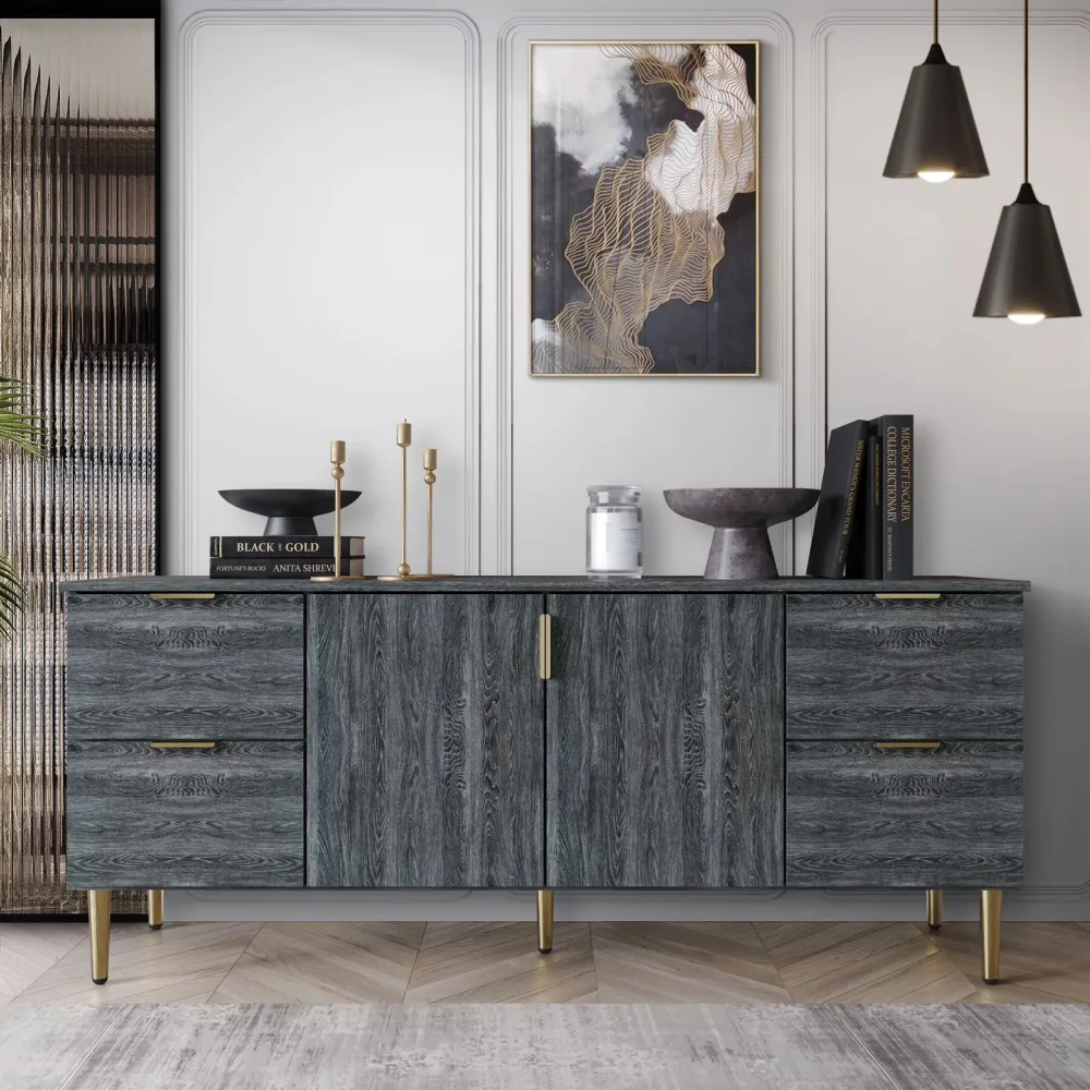 Cabinet white grey adjustable
