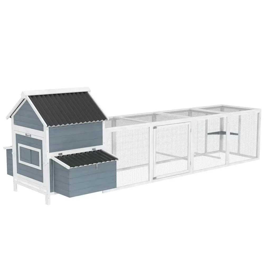 Chicken Coop 156inch waterproof gray